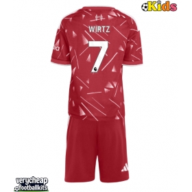 Liverpool Florian Wirtz #7 Replica Home Minikit 2026-27 Short Sleeve (+ pants)
